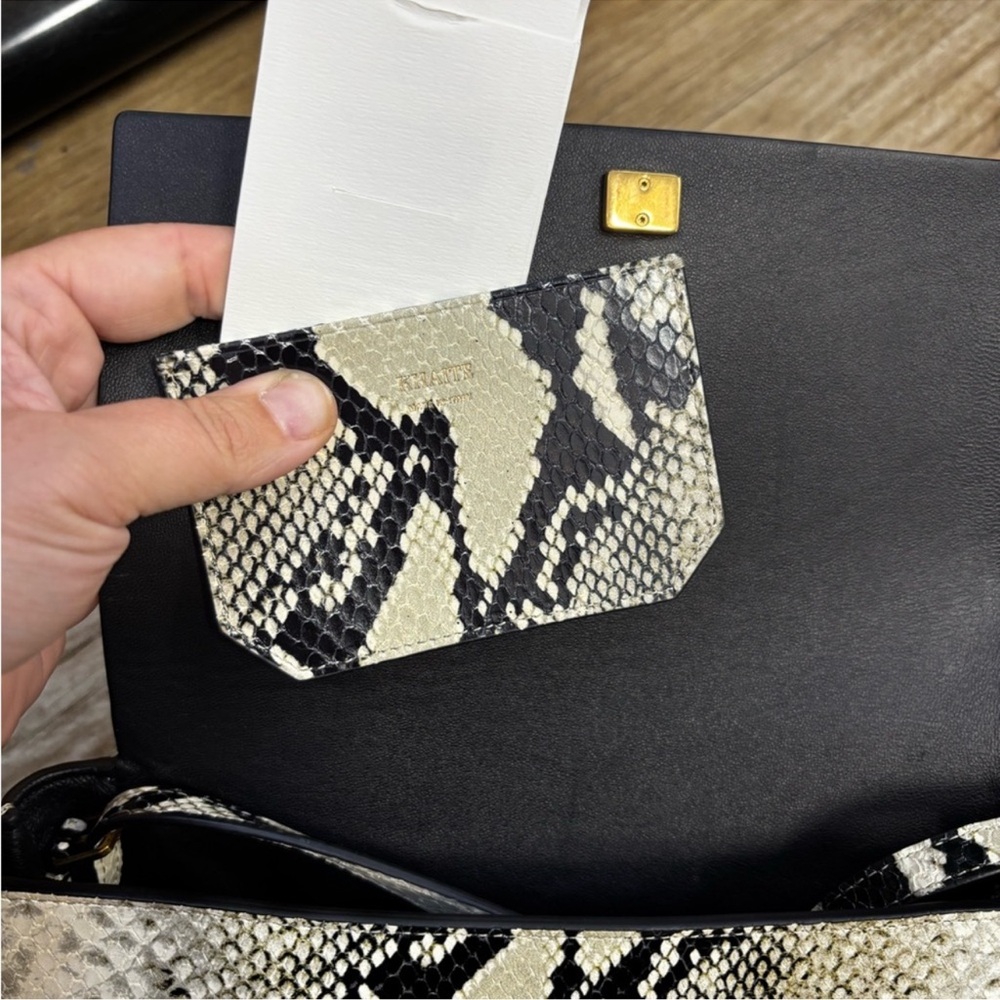 KHAITE Audrey Python Snake Crossbody Shoulder Clu… - image 8